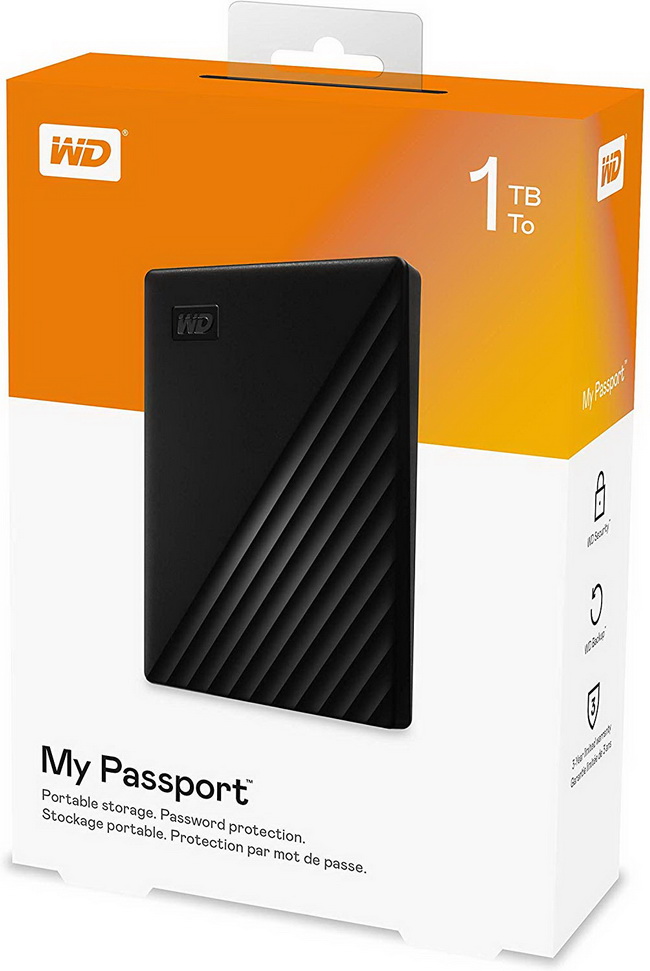 HDD WD 1TB My Passport - Ổ cứng di động 1TB - Chép phim miễn phí